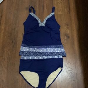Talbots Cabana Tankini and Bottoms